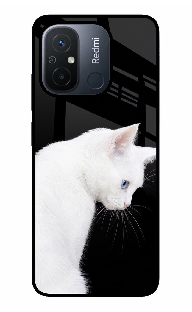 Snow Gaze Redmi 12C Glass Case