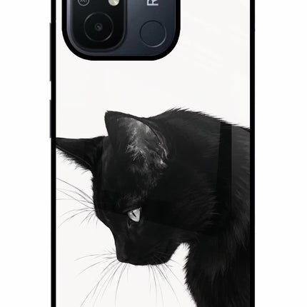 Shadow Gaze Redmi 12C Glass Case