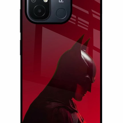 Dark Knight Redmi 12C Glass Case