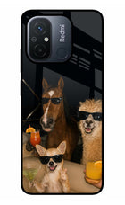 Party Squad Redmi 12C Glass Case