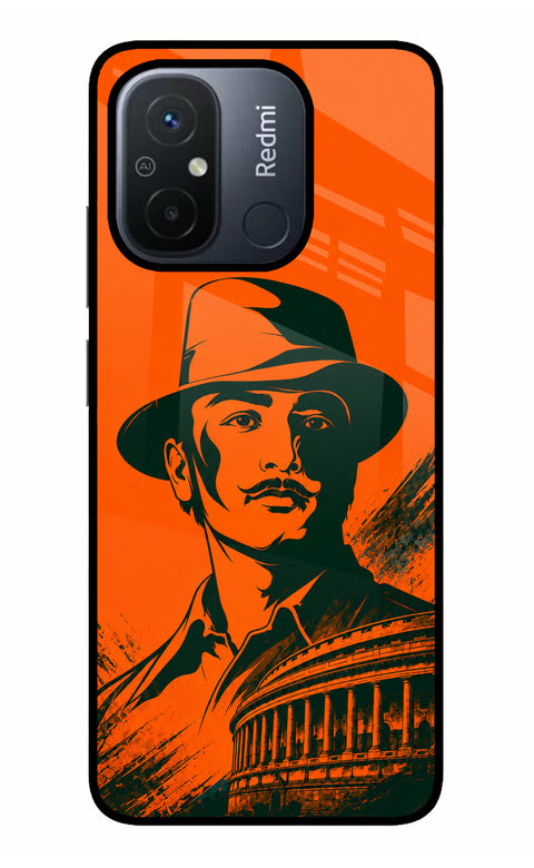 Bhagat Singh Legacy Redmi 12C Glass Case