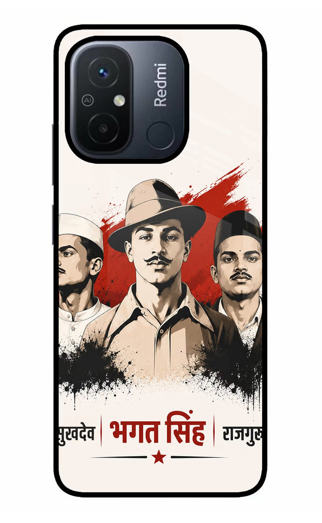 Sardar Patel Iron Will Redmi 12C Glass Case