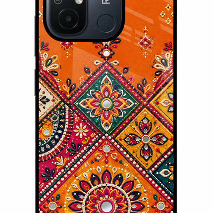 Kutch Glow Redmi 12C Glass Case