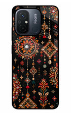 Boho Noir Redmi 12C Glass Case