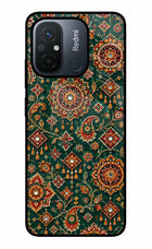 Green Pataka Redmi 12C Glass Case