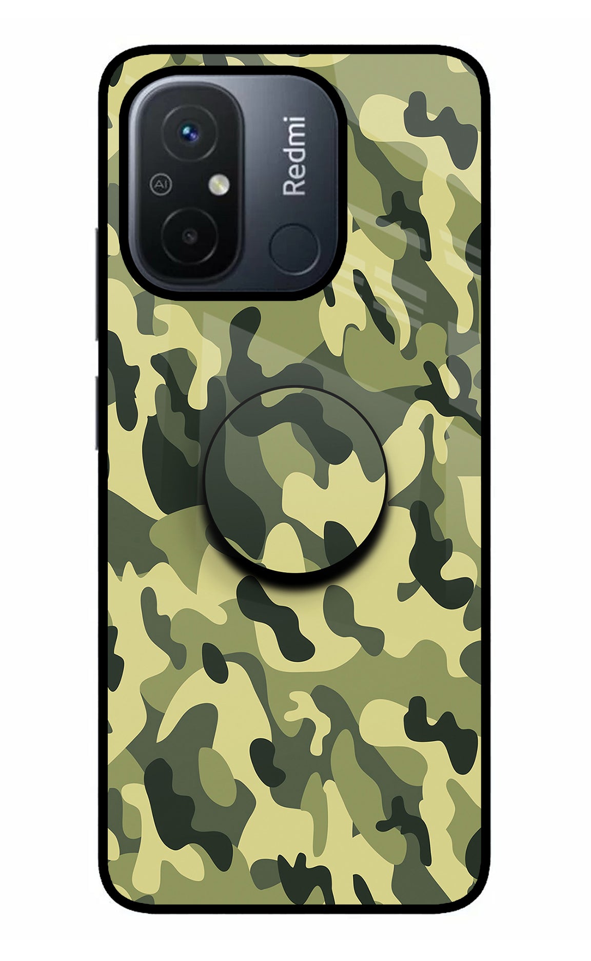 Camouflage Redmi 12C Pop Case