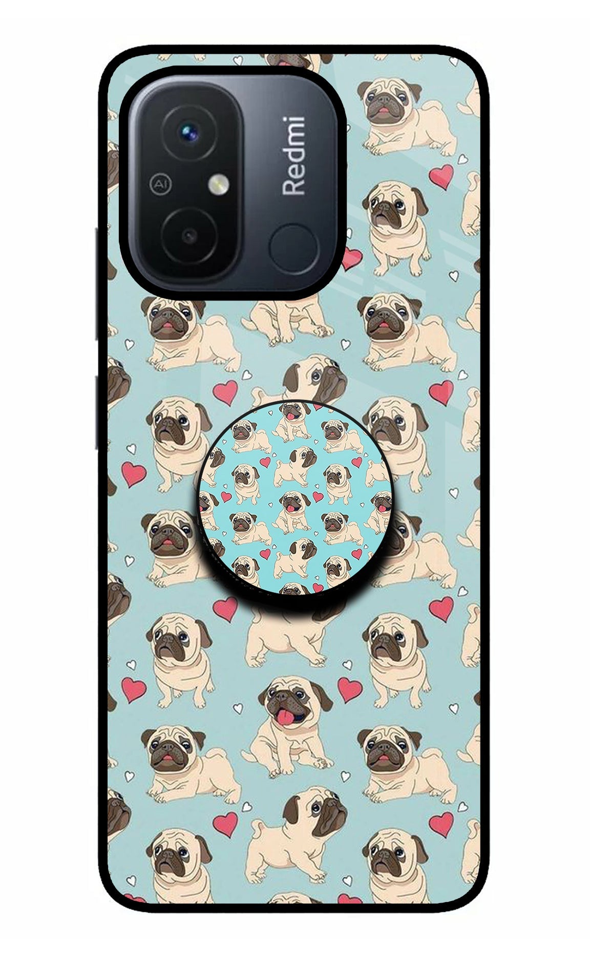 Pug Dog Redmi 12C Pop Case