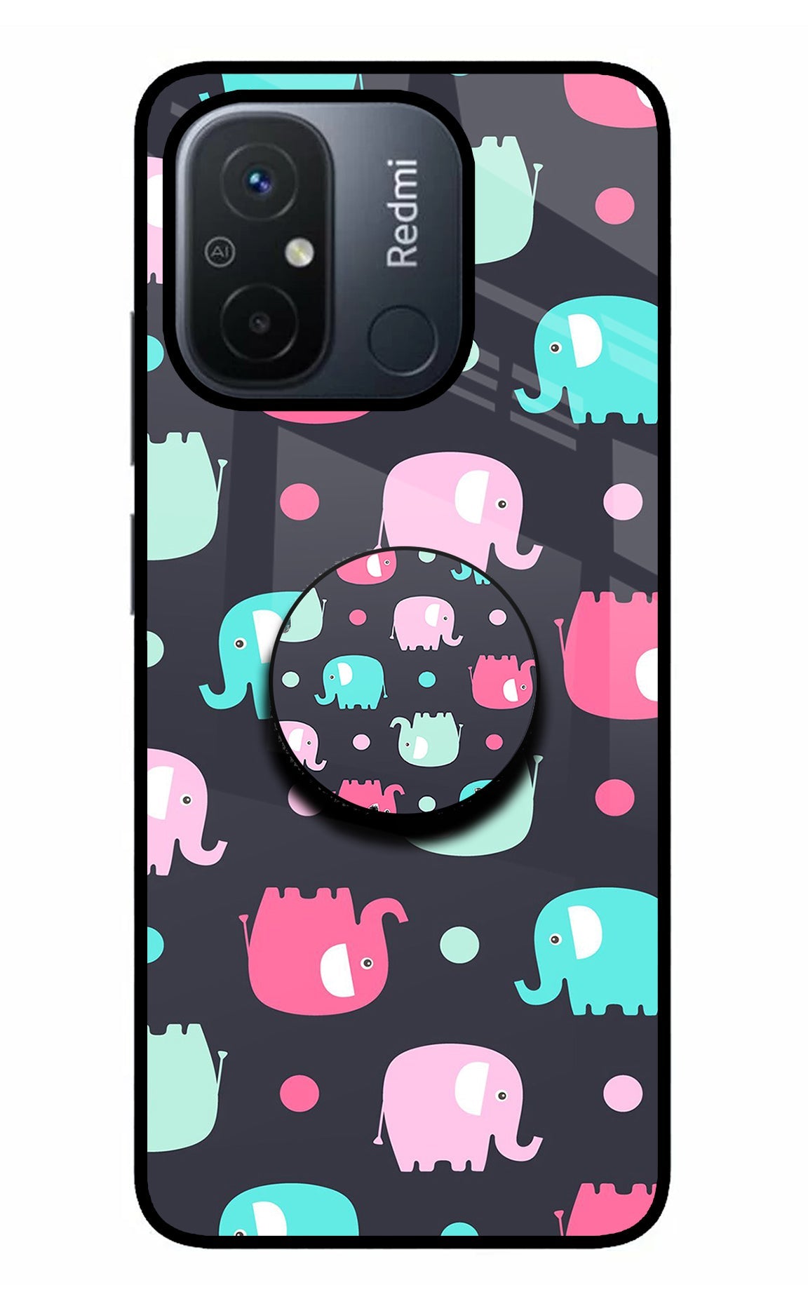 Baby Elephants Redmi 12C Pop Case