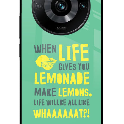 Quote Realme 11 Pro/Pro+ 5G Glass Case Back Cover by Casekaro