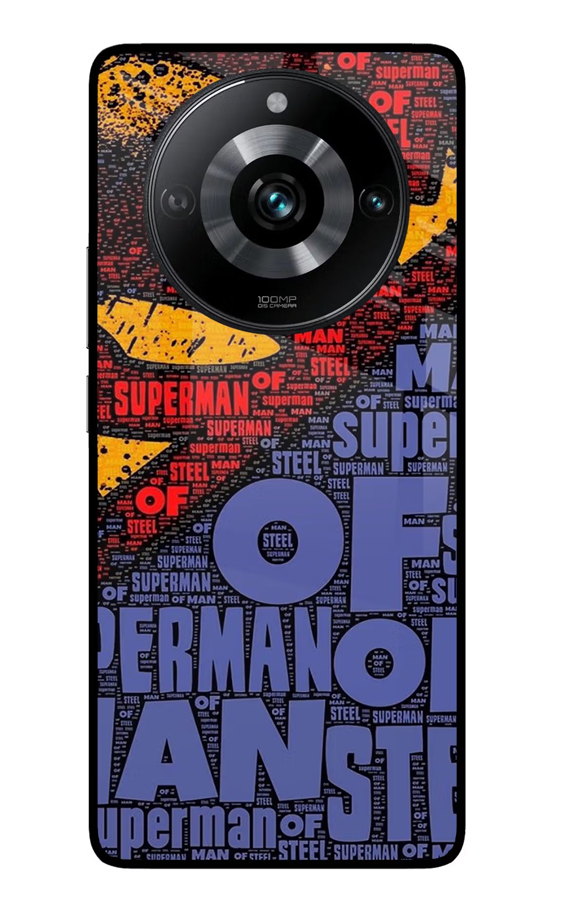 Superman Realme 11 Pro/Pro+ 5G Glass Case Back Cover by Casekaro