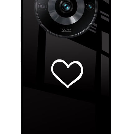 Heart Realme 11 Pro/Pro+ 5G Glass Case Back Cover by Casekaro