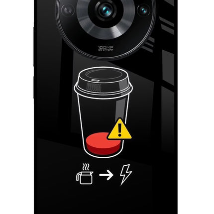 Coffee Realme 11 Pro/Pro+ 5G Glass Case Back Cover by Casekaro