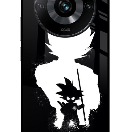 Goku Shadow Realme 11 Pro/Pro+ 5G Glass Case Back Cover by Casekaro