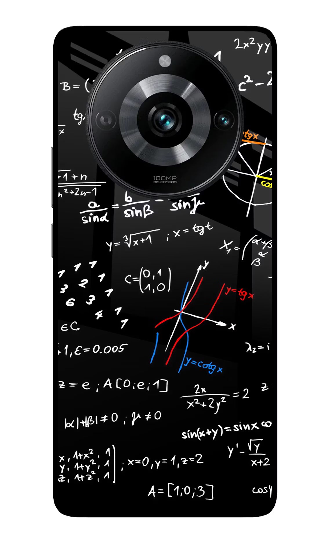 Mathematics Formula Realme 11 Pro/Pro+ 5G Glass Case Back Cover by Casekaro