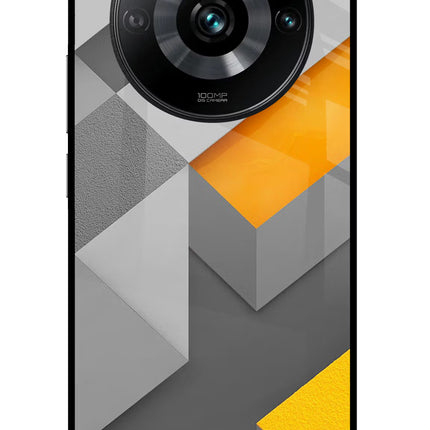 Abstract Realme 11 Pro/Pro+ 5G Glass Case Back Cover by Casekaro
