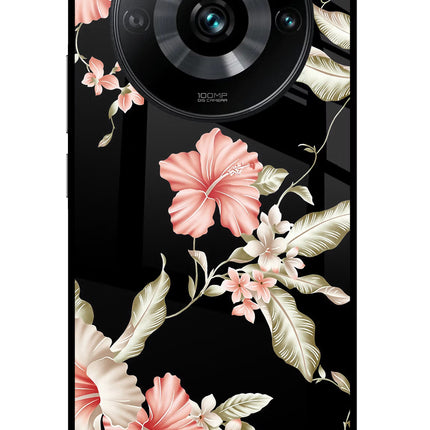 Flowers Realme 11 Pro/Pro+ 5G Glass Case Back Cover by Casekaro