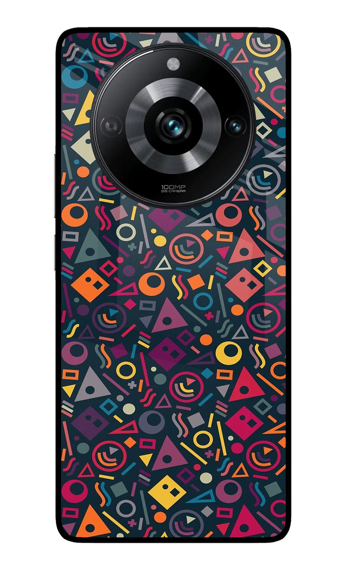 Geometric Abstract Realme 11 Pro/Pro+ 5G Glass Case Back Cover by Casekaro