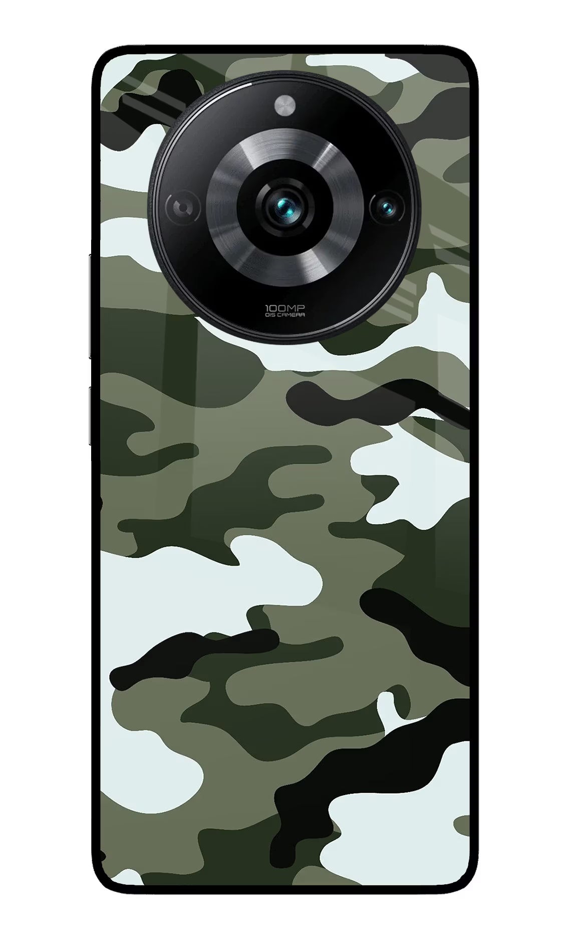 Camouflage Realme 11 Pro/Pro+ 5G Glass Case Back Cover by Casekaro