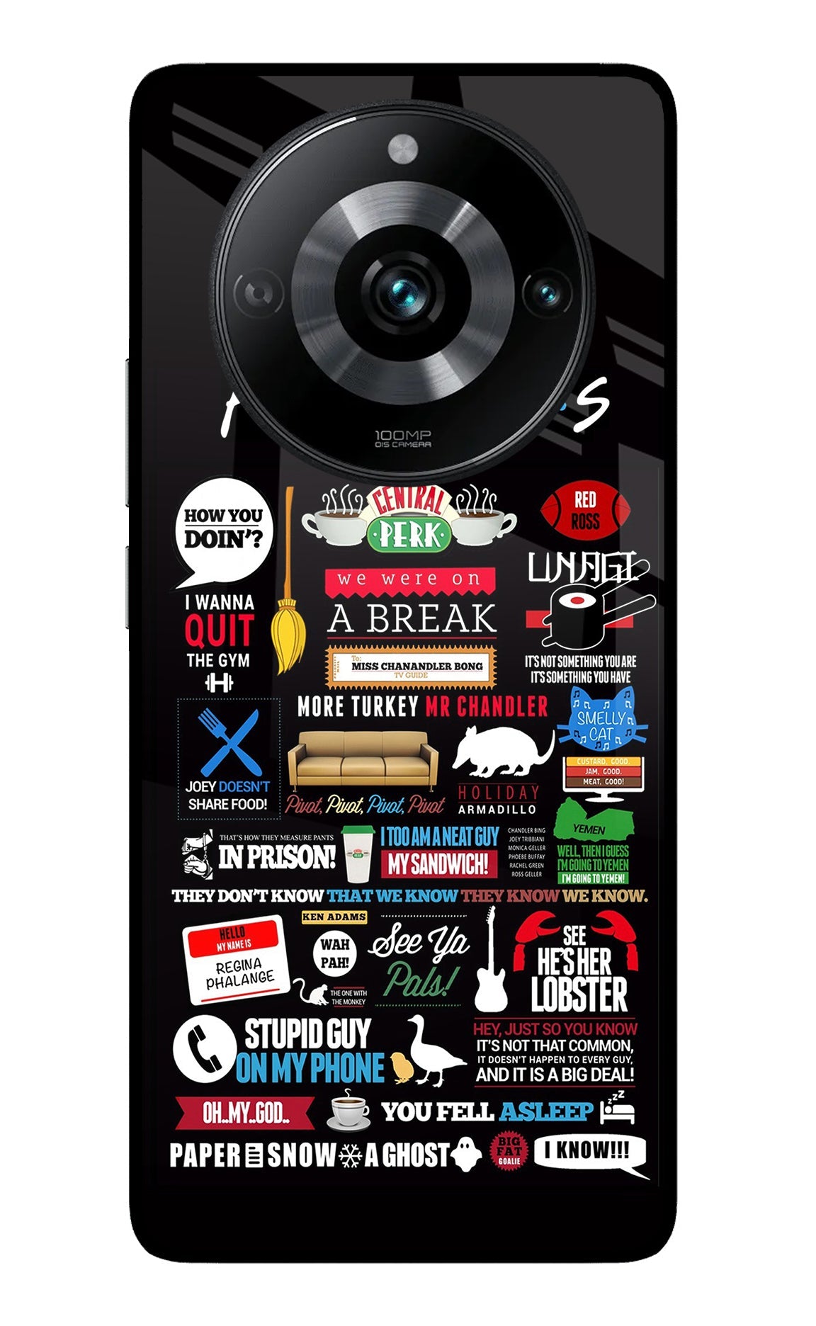 FRIENDS Realme 11 Pro/Pro+ 5G Back Cover