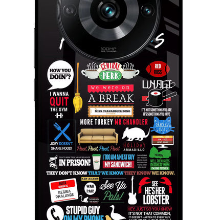 FRIENDS Realme 11 Pro/Pro+ 5G Glass Case