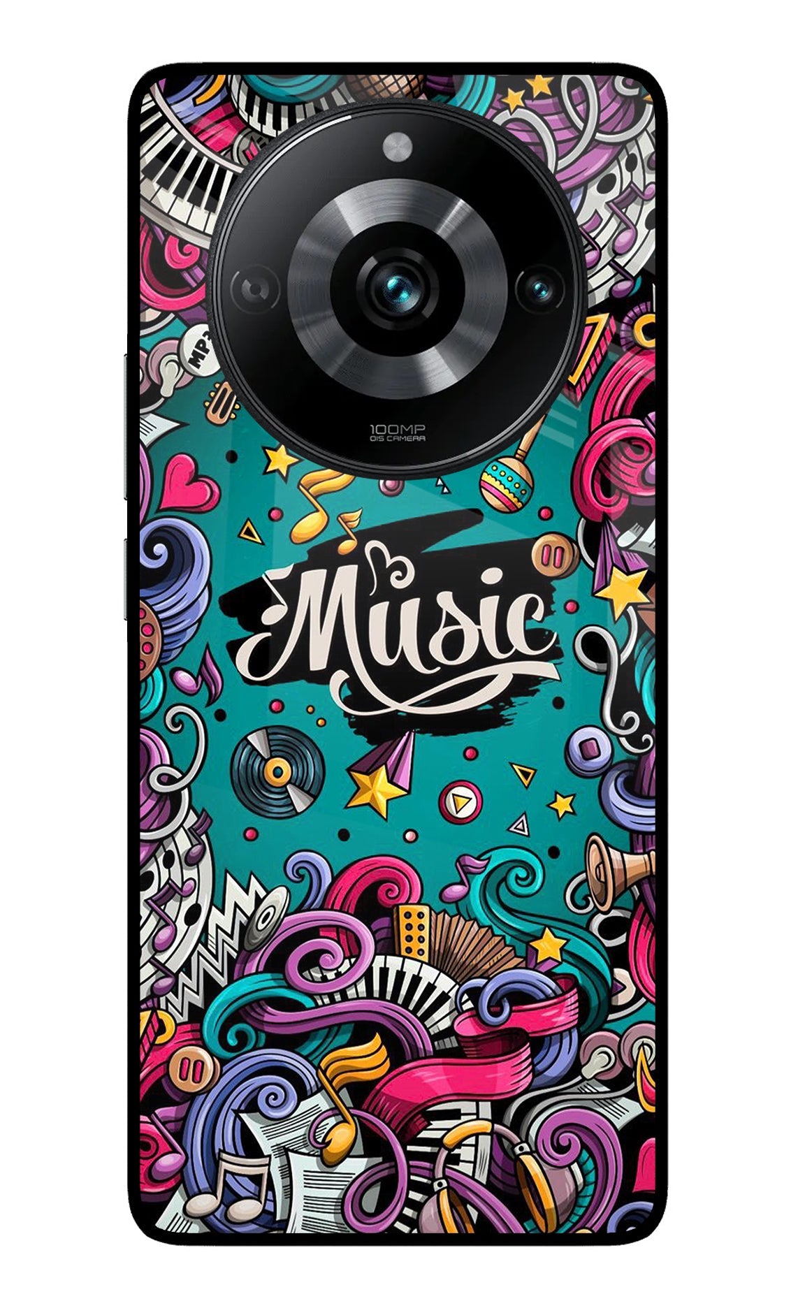 Music Graffiti Realme 11 Pro/Pro+ 5G Glass Case