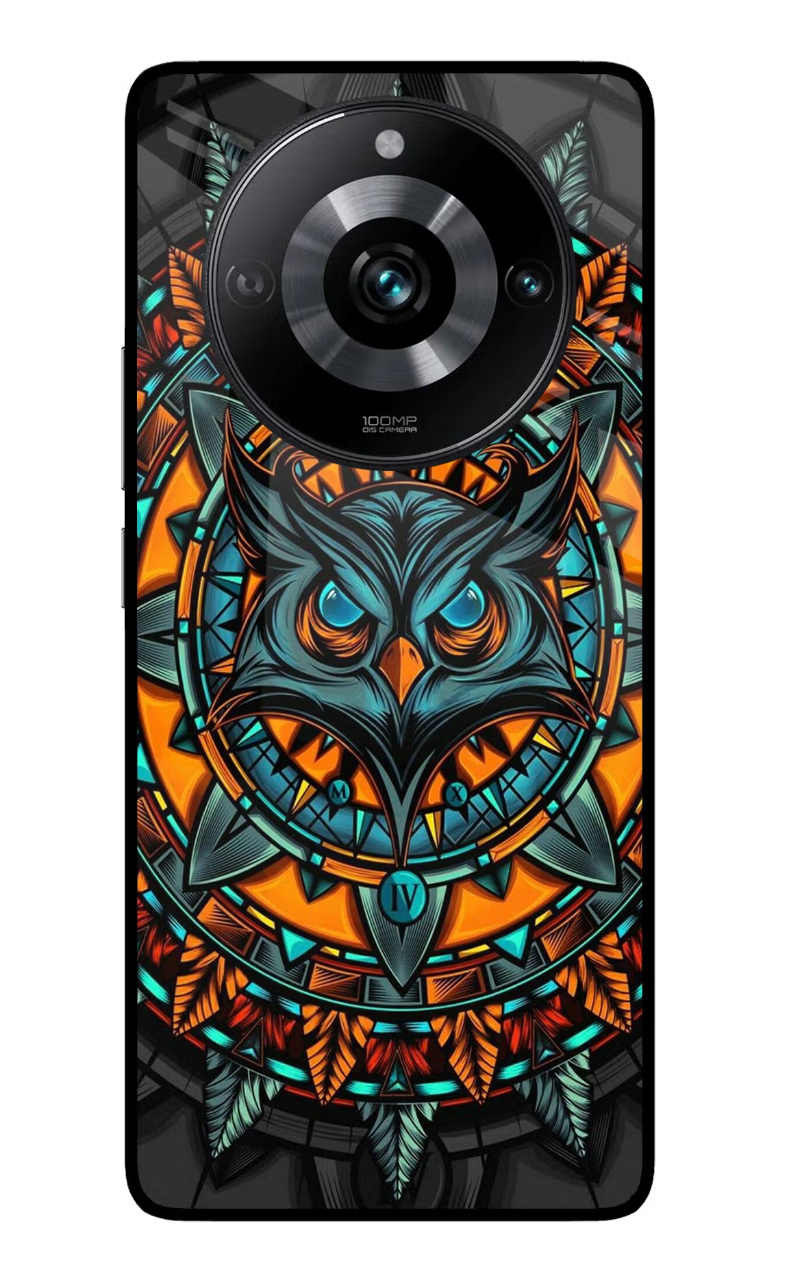 Angry Owl Art Realme 11 Pro/Pro+ 5G Glass Case Back Cover by Casekaro