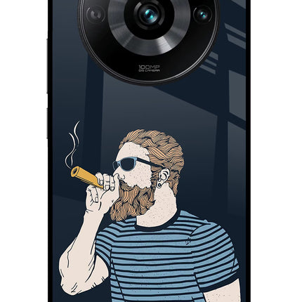 Smoking Realme 11 Pro/Pro+ 5G Glass Case Back Cover by Casekaro