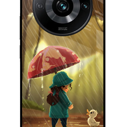Rainy Day Realme 11 Pro/Pro+ 5G Glass Case Back Cover by Casekaro