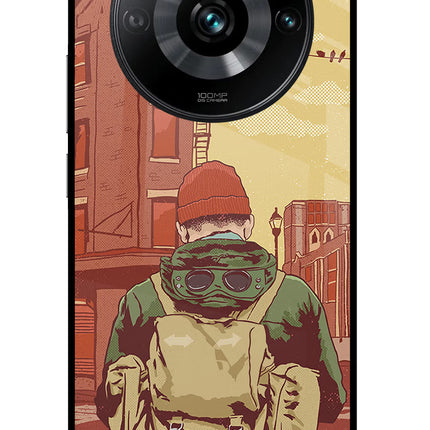 Adventurous Realme 11 Pro/Pro+ 5G Glass Case Back Cover by Casekaro