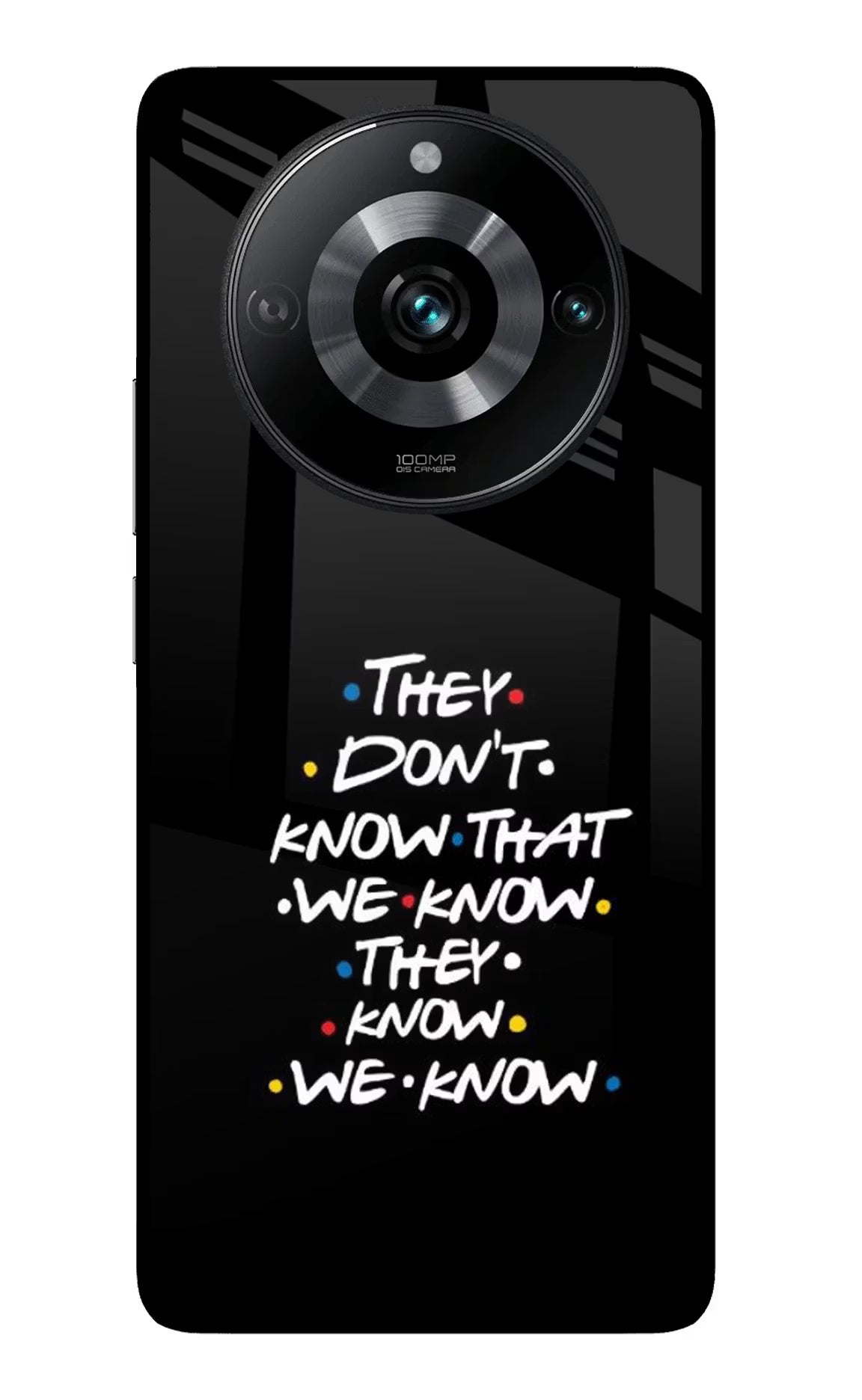 FRIENDS Dialogue Realme 11 Pro/Pro+ 5G Glass Case Back Cover by Casekaro