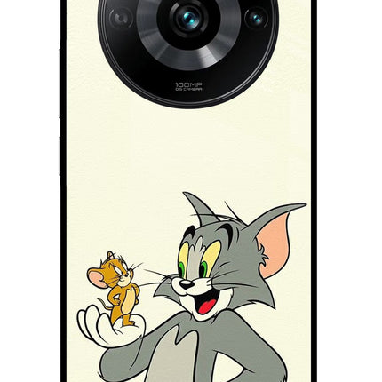 Tom & Jerry Realme 11 Pro/Pro+ 5G Glass Case Back Cover by Casekaro