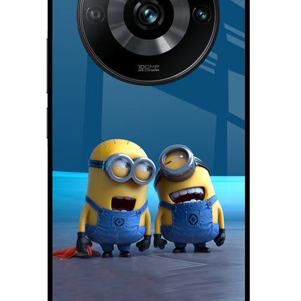 Minion Laughing Realme 11 Pro/Pro+ 5G Glass Case Back Cover by Casekaro