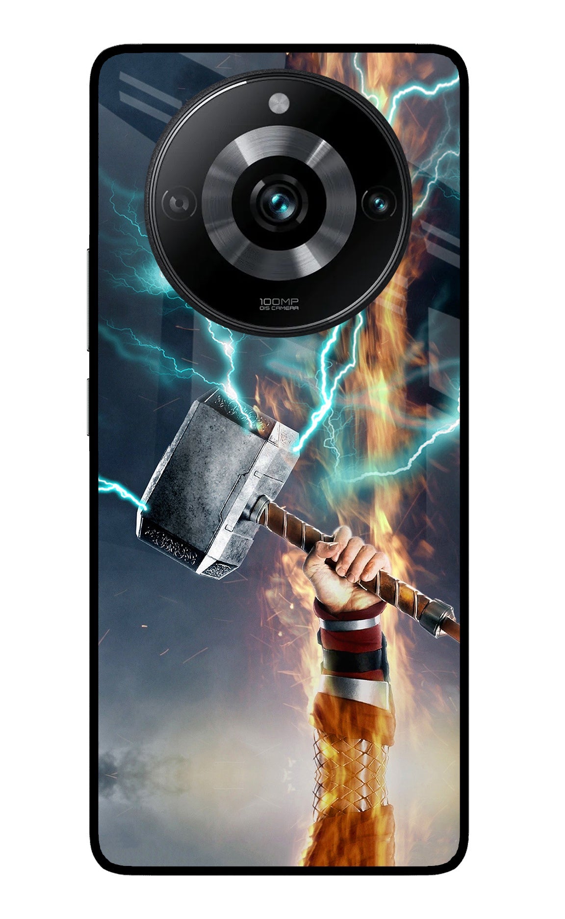 Thor Hammer Mjolnir Realme 11 Pro/Pro+ 5G Glass Case