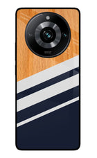 Blue and white wooden Realme 11 Pro/Pro+ 5G Glass Case