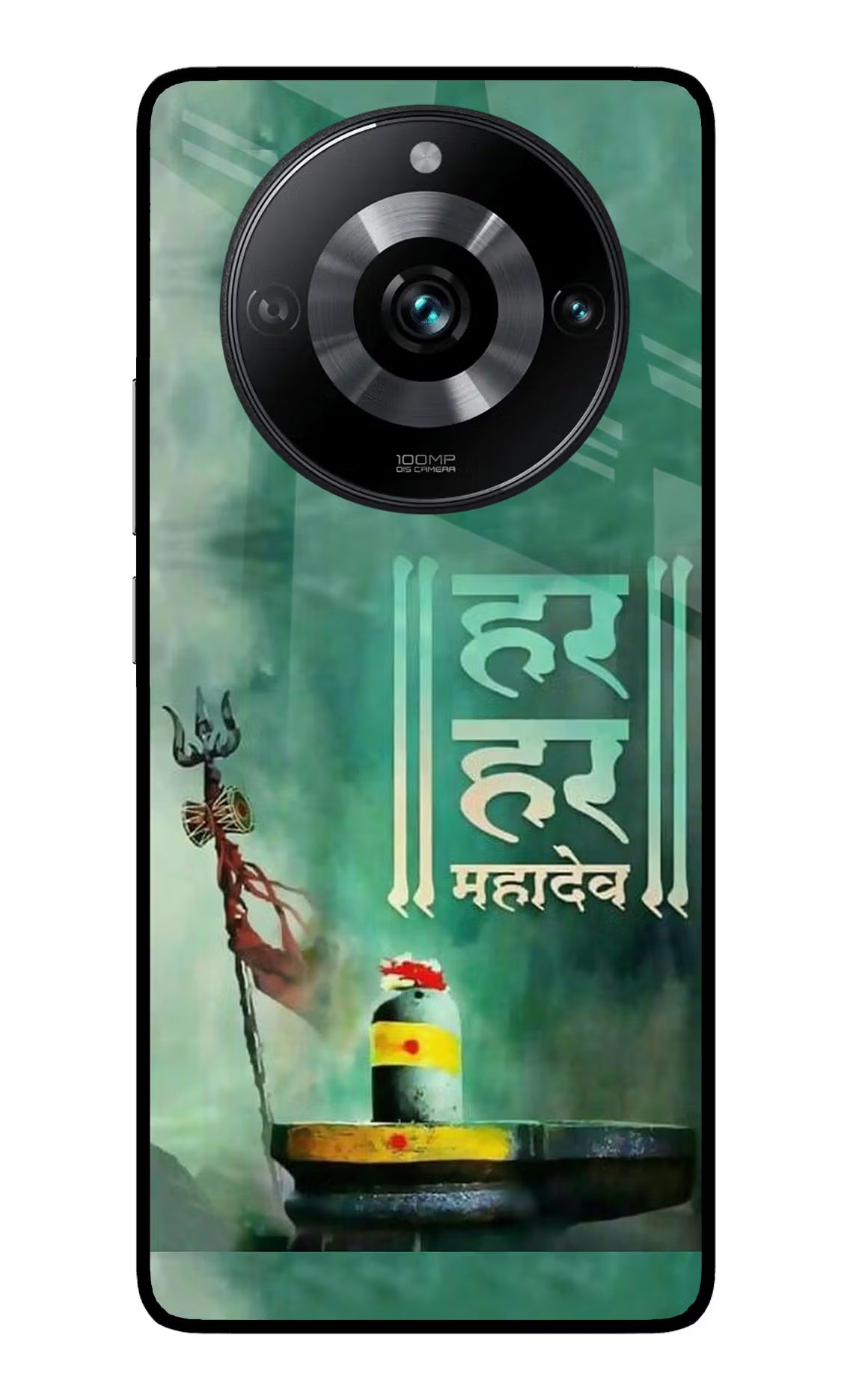 Har Har Mahadev Shivling Realme 11 Pro/Pro+ 5G Glass Case Back Cover by Casekaro