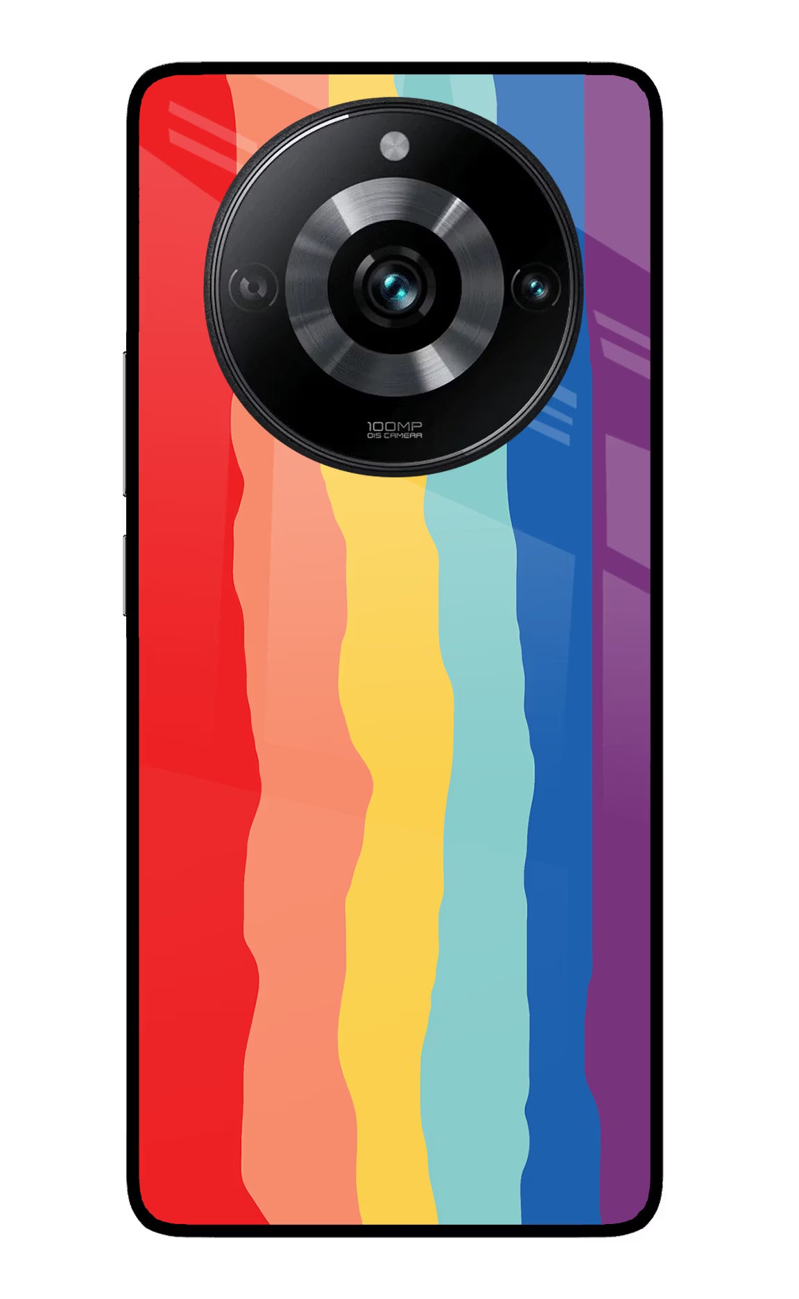 Rainbow Realme 11 Pro/Pro+ 5G Glass Case Back Cover by Casekaro