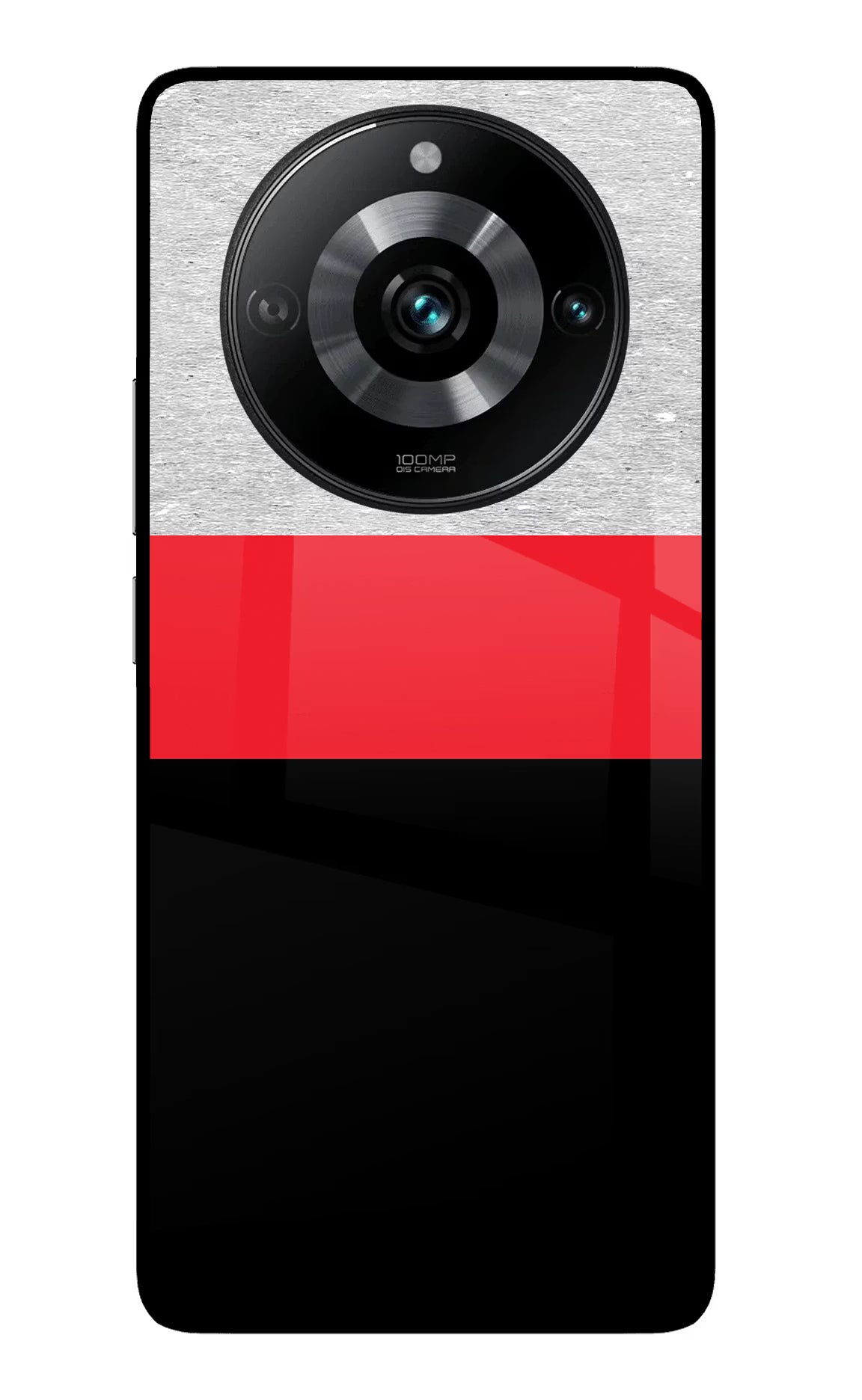 Tri Color Pattern Realme 11 Pro/Pro+ 5G Glass Case Back Cover by Casekaro