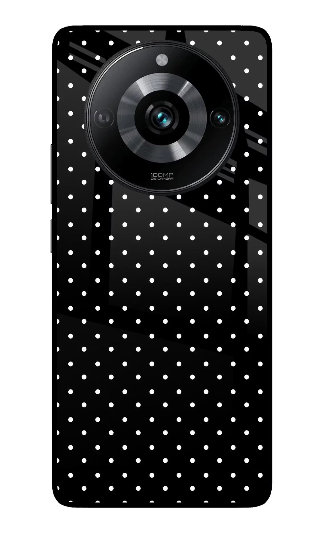 White Dots Realme 11 Pro/Pro+ 5G Glass Case Back Cover by Casekaro