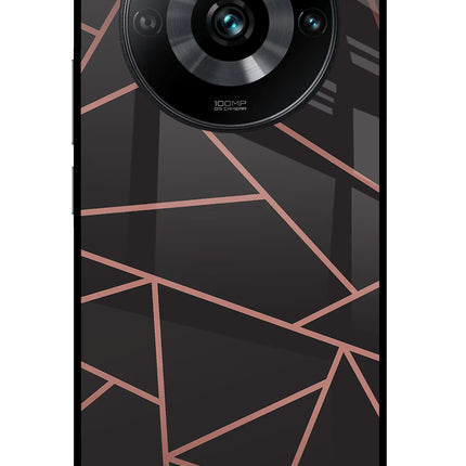 Geometric Pattern Realme 11 Pro/Pro+ 5G Glass Case Back Cover by Casekaro