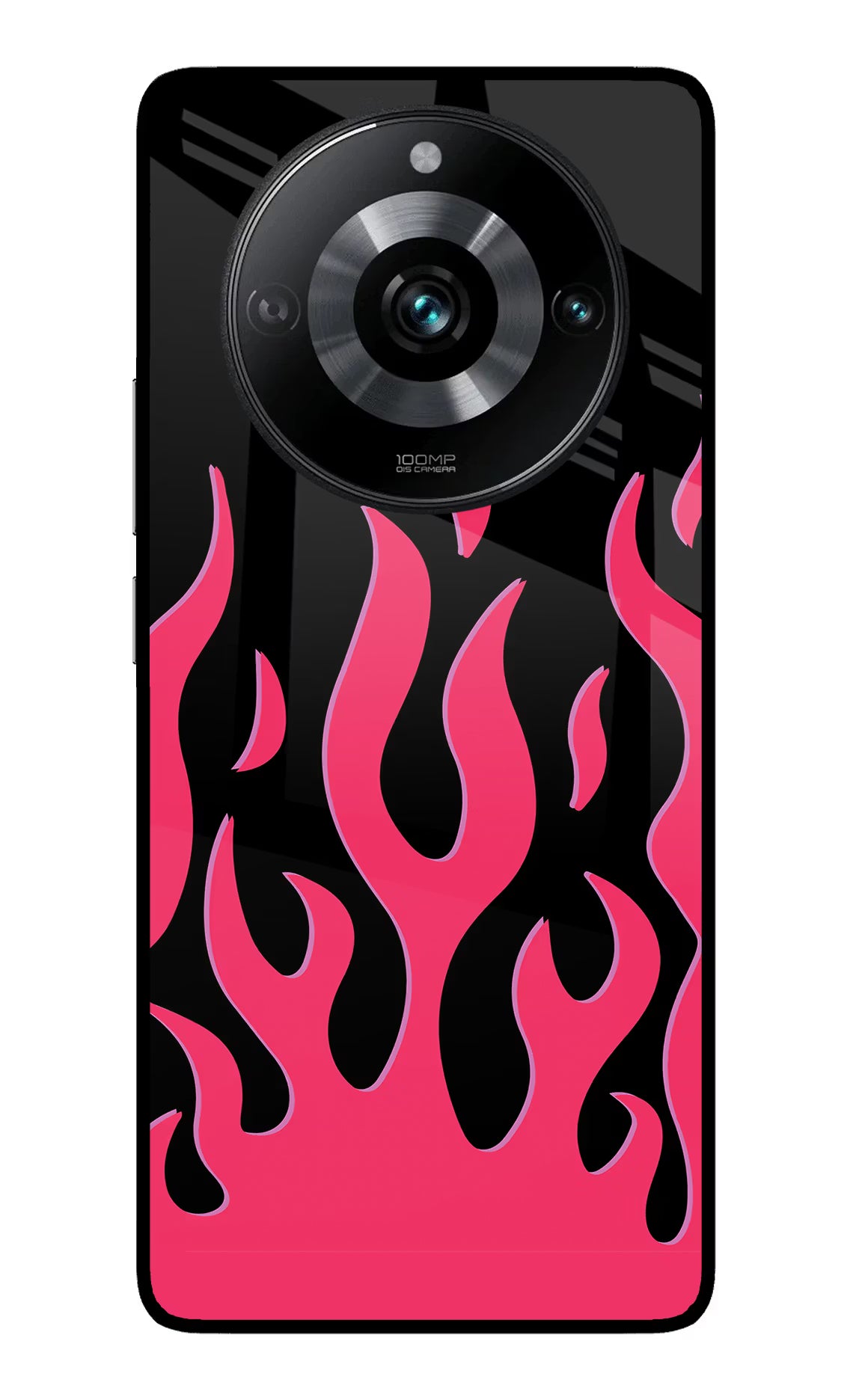 Fire Flames Realme 11 Pro/Pro+ 5G Glass Case Back Cover by Casekaro