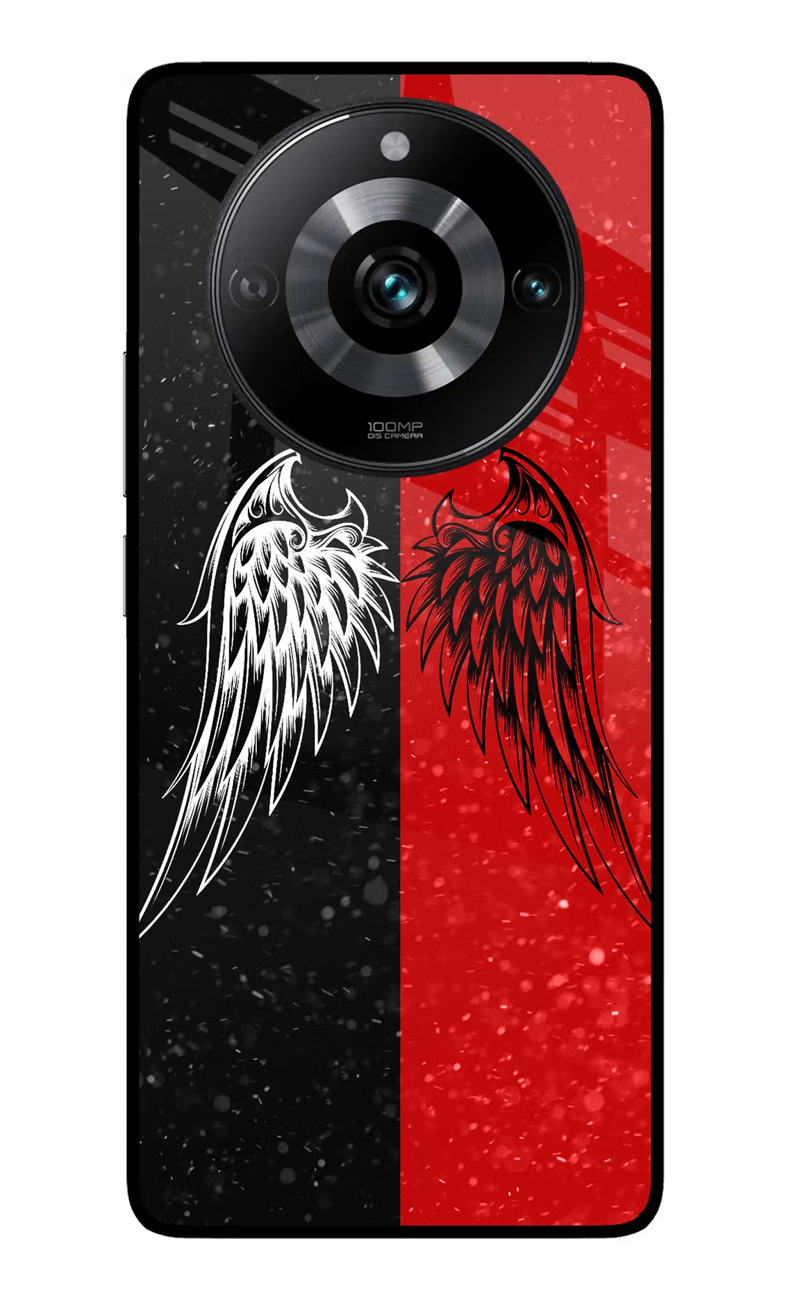 Wings Realme 11 Pro/Pro+ 5G Glass Case Back Cover by Casekaro