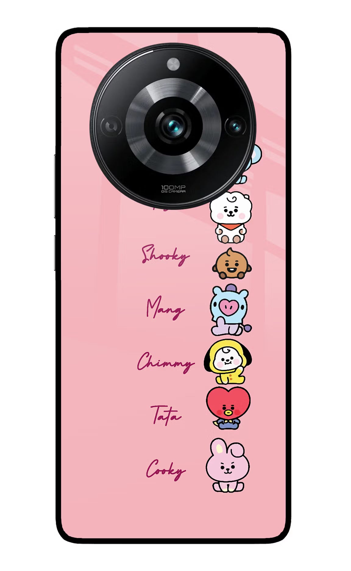 BTS names Realme 11 Pro/Pro+ 5G Glass Case Back Cover by Casekaro