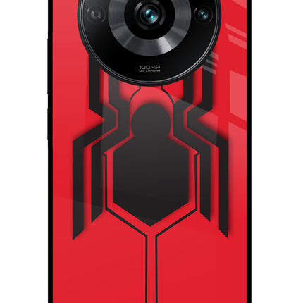 Spider Realme 11 Pro/Pro+ 5G Glass Case Back Cover by Casekaro