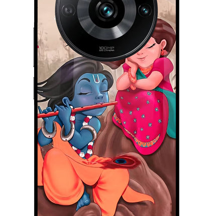 Radhe Krishna Realme 11 Pro/Pro+ 5G Glass Case Back Cover by Casekaro