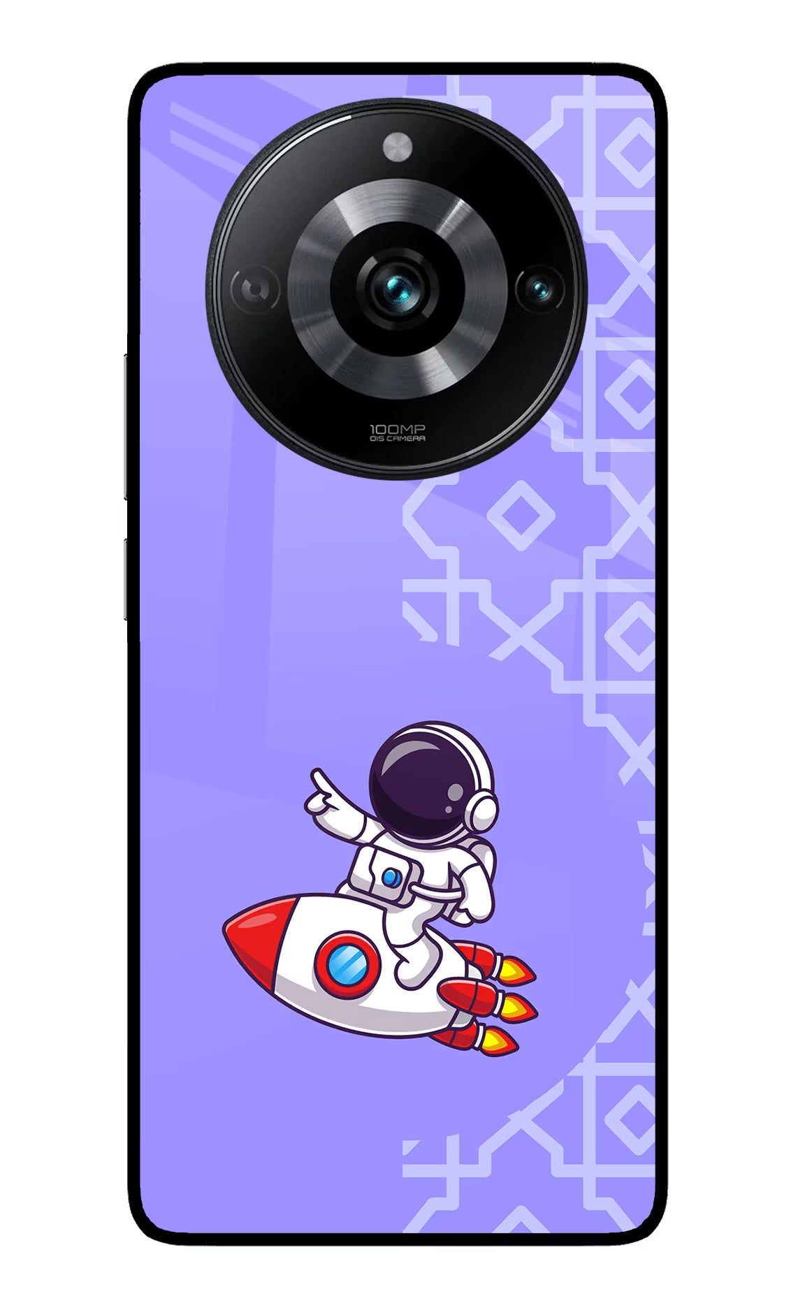 Cute Astronaut Realme 11 Pro/Pro+ 5G Glass Case Back Cover by Casekaro
