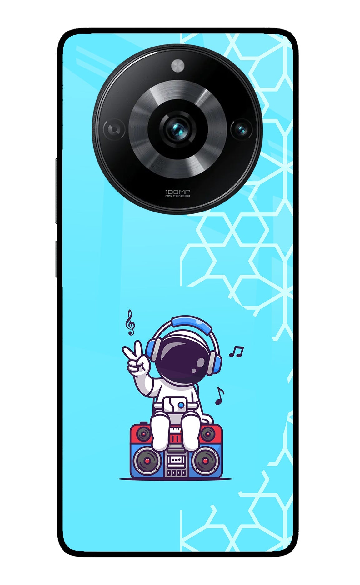 Cute Astronaut Chilling Realme 11 Pro/Pro+ 5G Glass Case