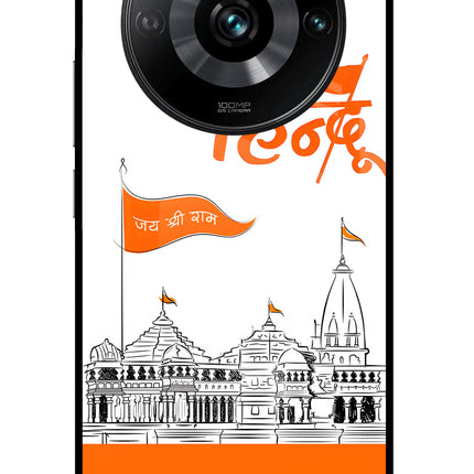 Jai Shree Ram Hindu Realme 11 Pro/Pro+ 5G Glass Case Back Cover by Casekaro