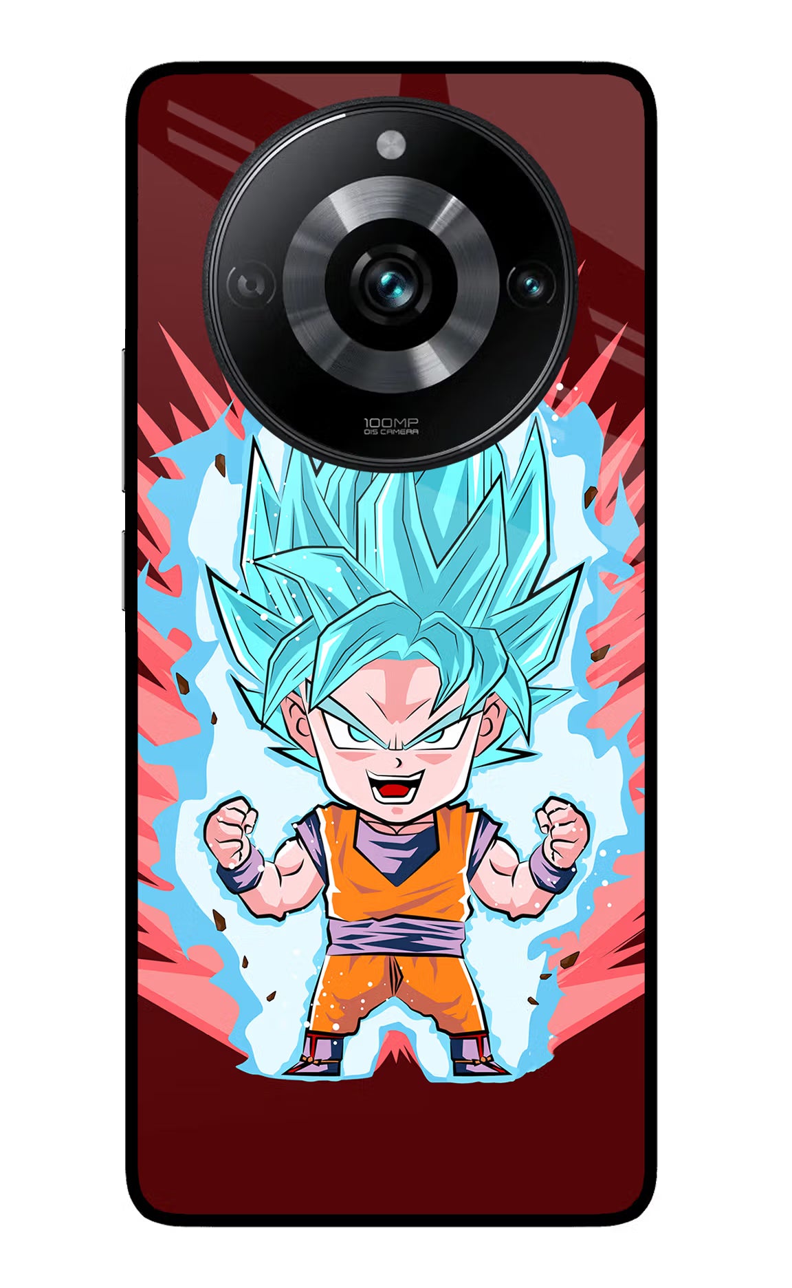 Goku Little Realme 11 Pro/Pro+ 5G Glass Case Back Cover by Casekaro