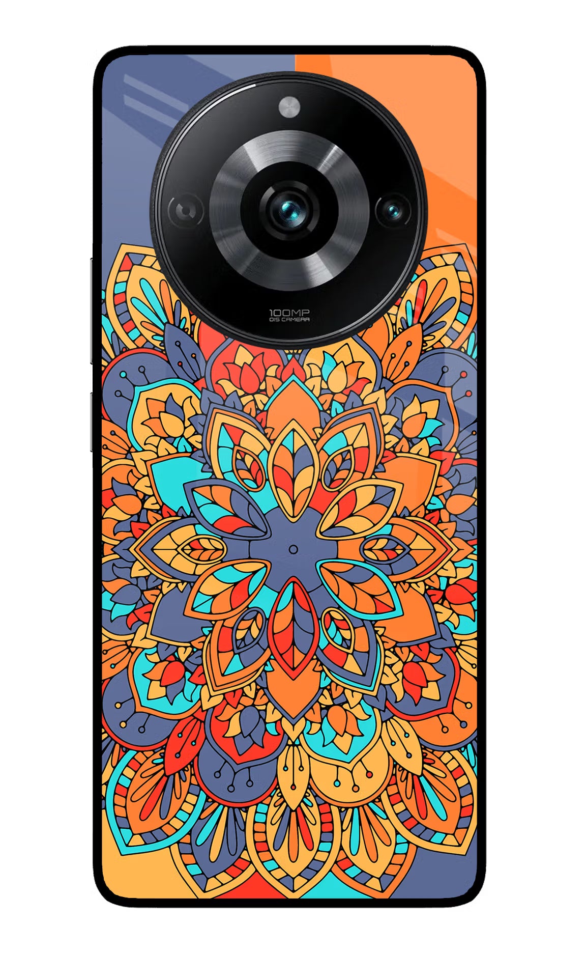 Color Mandala Realme 11 Pro/Pro+ 5G Glass Case Back Cover by Casekaro