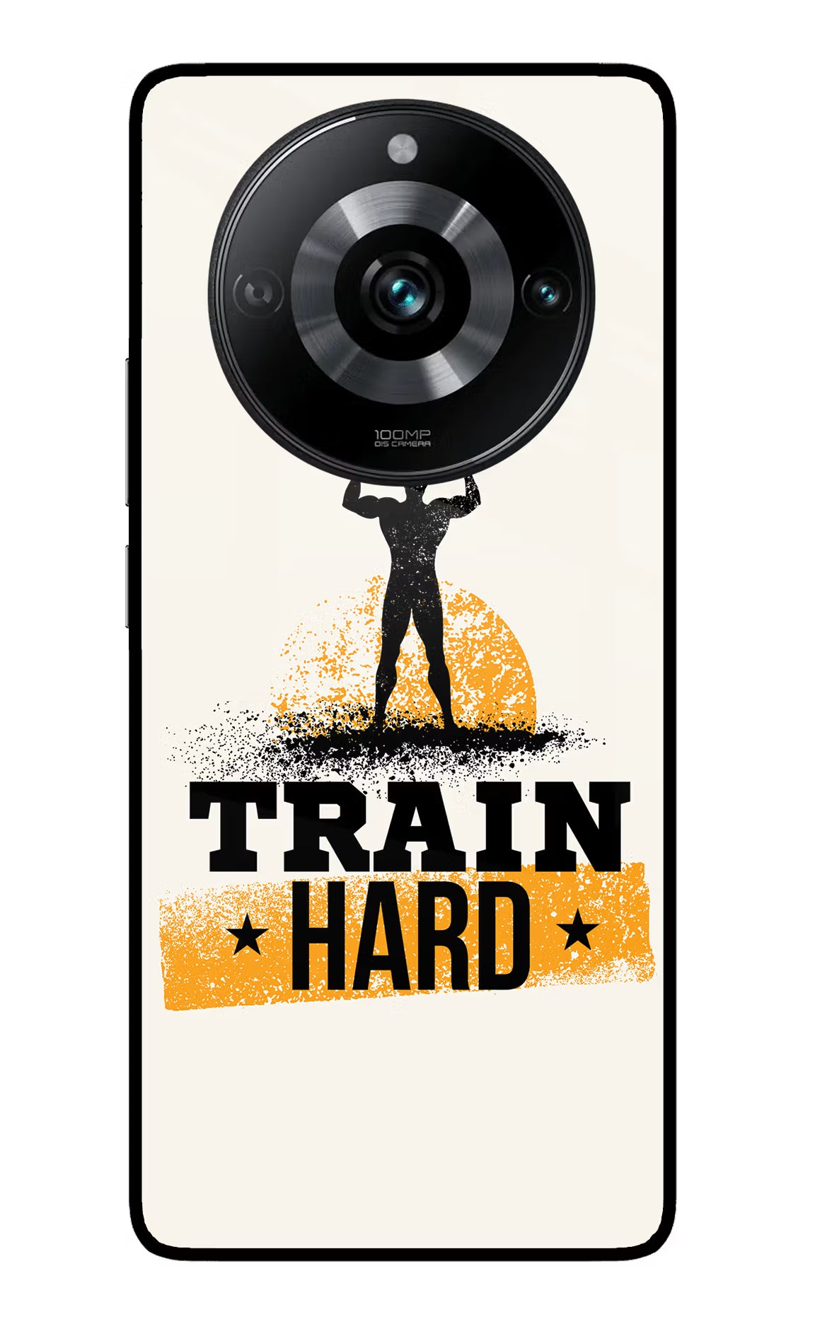 Train Hard Realme 11 Pro/Pro+ 5G Glass Case Back Cover by Casekaro